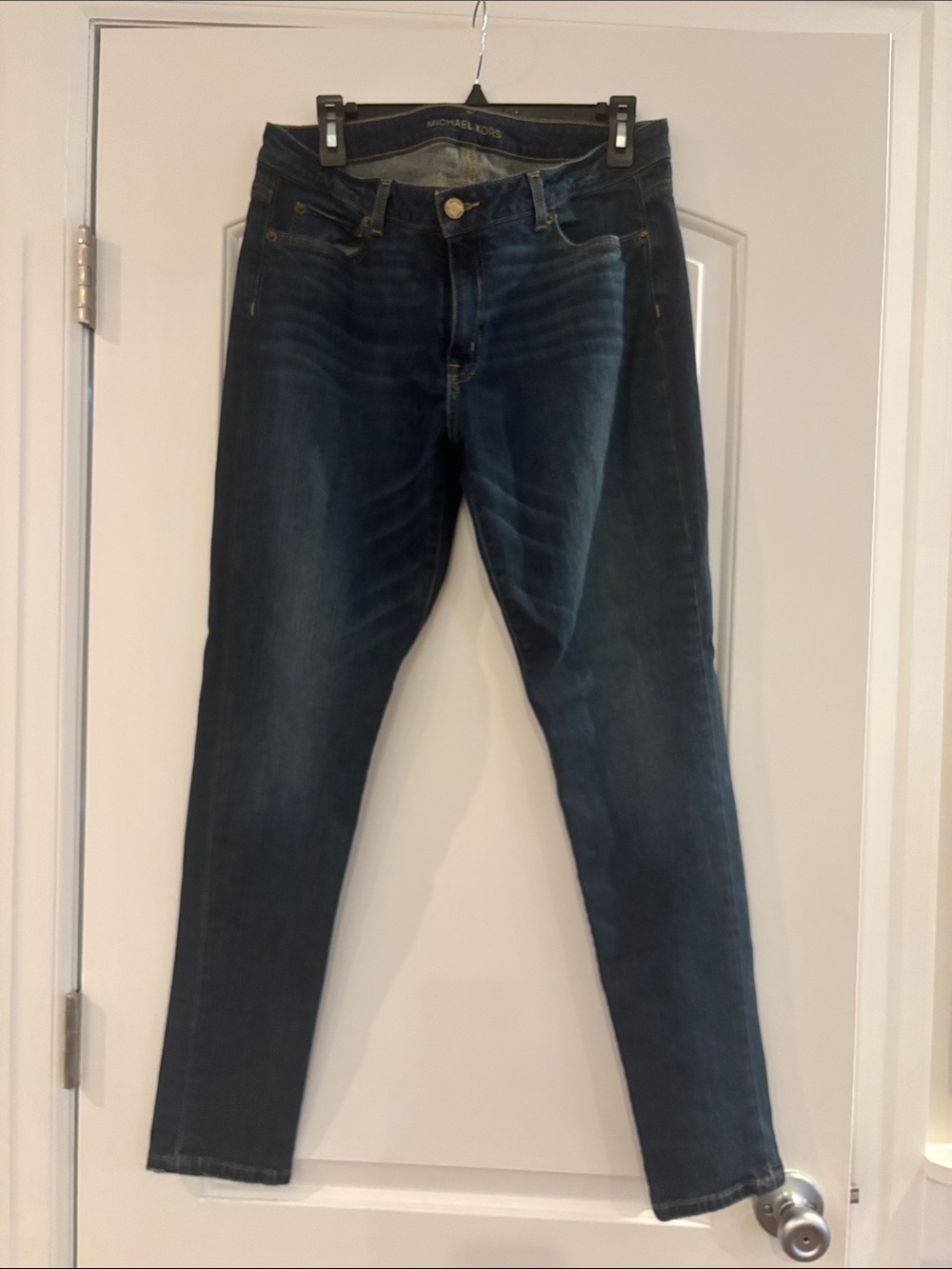 Michael Kors Men’s Dark Indigo Skinny Jeans